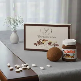 Confetti COCCO E NUTELLA con Mandorle ripieni Crema e Cioccolato