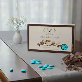 Confetti Classici Celeste Mandorla e Cioccolato per Confettata Bimbo