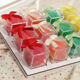 Vassoio Plexiglass Mix Color con Confetti
