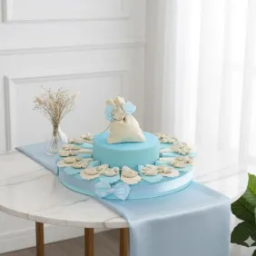 Torta Confetti Battesimo con Magnete Unicorno Star Bimbo