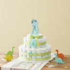 Torta Pannolini Nascita Piccolo Dinosauro Louis