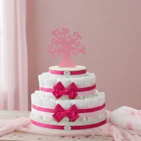 Albero Della Vita Torta Pannolini Elegante