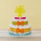 Albero Della Vita Torta Pannolini Elegante