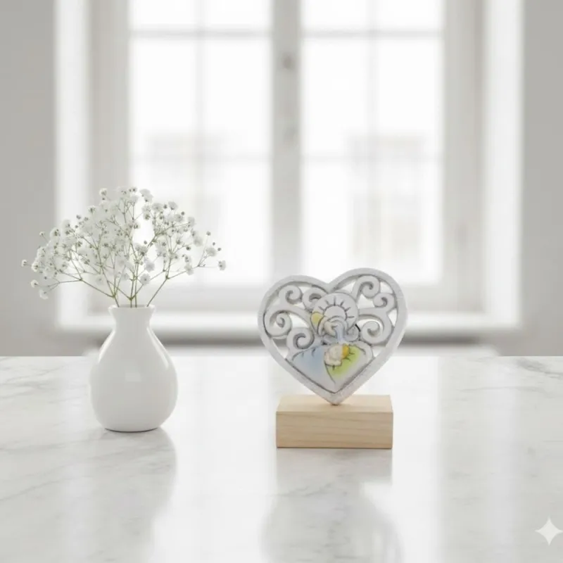 Bomboniera Battesimo Faidate Cuore Santo Battesimo Bimbo