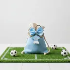 Portachiave Squadra del cuore Completino Calcio Napoli Bomboniere Confezionate