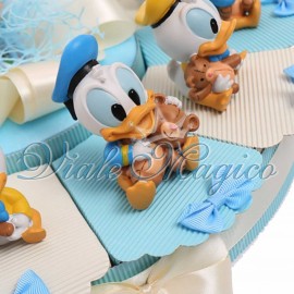 Torta Bomboniere Disney Paperino con Statuina Maxi Baby Orsetto