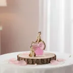 Ballerina Princess Ivory Statuina Confezionata con Confetti
