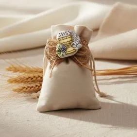Sacchetti Magnete Icona Sacro CALICE Comunione Bomboniere con Confetti