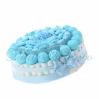 Torta di Confetti Caramelle Marshmallow per Nascita Bimbo