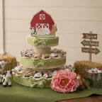 Animali Della Fattoria Magneti Su Torta Bomboniera. Bomboniere battesimo e primo compleanno tema animali della fattoria