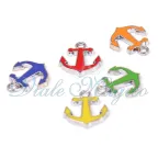 Vendita Bomboniere Compleanno Tema Mare Braccialetti con Ciondoli Ancora Mix Color