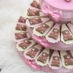 Torta Bomboniere Nascita Morbidi Orsetti Bimba Magneti