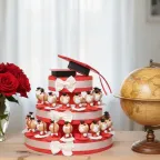 Laurea Mappamondo Pergamena e Cappello laurea