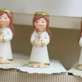 Torta Comunione Bomboniere Statuina Bimba "Sacro Ulivo"