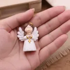 Rosario lux bimba statuina su torta bomboniere