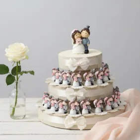 Sposini Torta statuina
