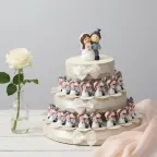 Sposini Torta statuina