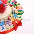 Bomboniere Compleanno 18 Anni Appendino Chiave Portafortuna Ragazzo Ragazza 