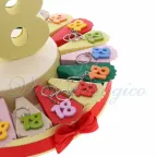 Torta Bomboniere Portachiavi Colorati 18 Anni