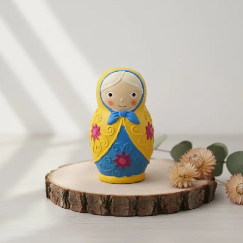 Salvadanaio, Cakettopper Matrioska Colorata