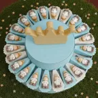 Bomboniere Comunione e Battesimo Magnete Piccolo Principe su Torta