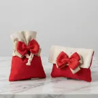 Bomboniera Sacchettino per Laurea  Confetti Fiocchi Applicazioni