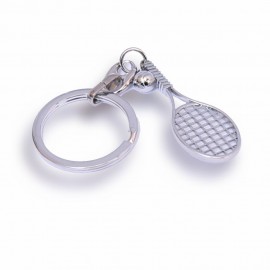 Bomboniera Compleanno Gadget Sport Racchetta Tennis con Palla Tennista Ciondoli