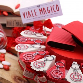 Bomboniera Pensierini Informatica Laurea Chiocciola Torta Alzatina