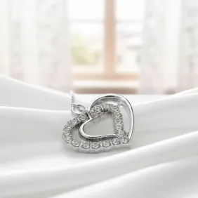Ciondolo Cuore con Strass