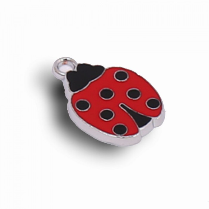 Bomboniere Laurea Ciondolo Fortuna Maxi Coccinella a Pois