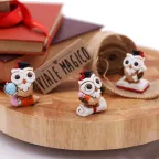 Bomboniera FAIDATE LAUREA Statuine Gufo Portafortuna Handmade Hermes