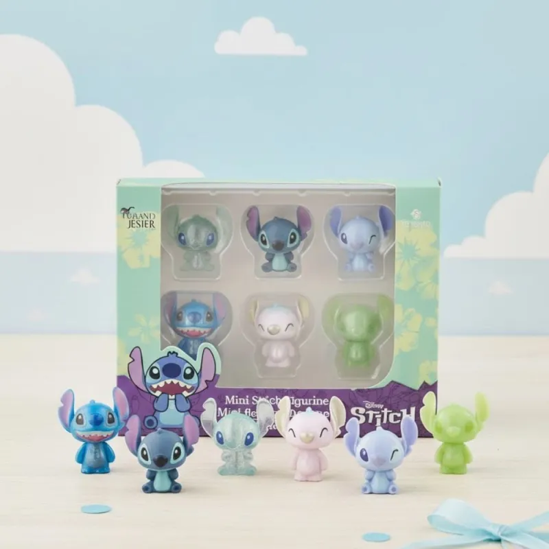 Set 6 Mini Figure Disney Stitch & Angel – Statuine per Fai da Te