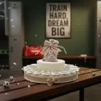 Torta Bomboniera Calcio con Portachiavi Calciatore per ragazzo
