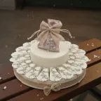 Torta Bomboniera Calcio con Portachiavi Calciatore per ragazzo