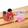 Bomboniere Comunione Scatoline Minnie Smile Quadrettate Rosse con Confetti