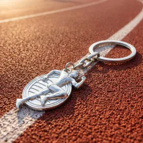 Portachiavi e Ciondolo Runner – Regalo Corsa e Atletica
