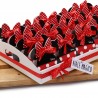 Bomboniere Compleanno Minnie Orecchie Astuccio Classic rosso e nero con Confetti