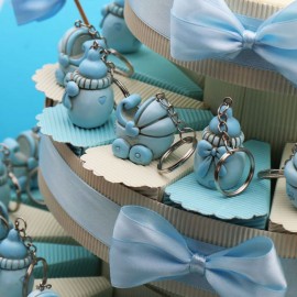 Torte Bomboniere Portachiavi Carrozzina Biberon Nascita Bimbo Confetti