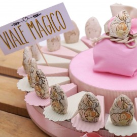 Torte Bomboniere con Pietra Battesimo Bimbo