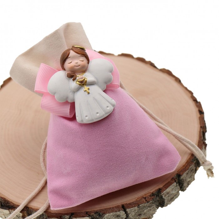 Bomboniere Comunione Confezionate con confetti Magnete Angelo Bimba