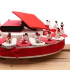 Torte con Portafortuna Bomboniera Statuina Ferro di Cavallo Scaramantico