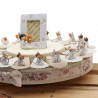 Torta Bomboniere Matrimonio con Portachiave Coppie Sposi Confettata