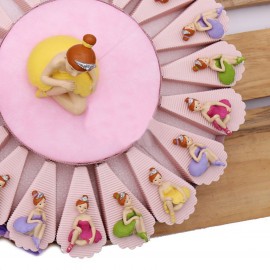 Torta Bomboniere Bimba Comunione Ballerina Princess Calamite Confettata
