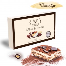 Confetti Officina del Cioccolato TIRAMISU' con mandorla tostata e crema