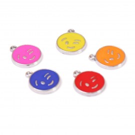 Bomboniere Compleanno Smile Braccialetti Fai da Te con Ciondoli Mix Color
