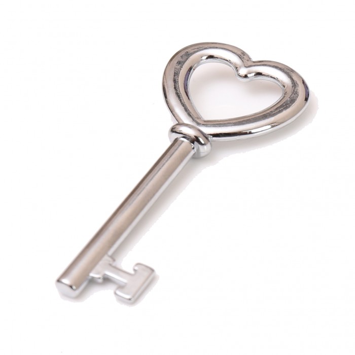 Bomboniera Chiave con Cuore per Matrimonio Promessa Segnaposto FaiDaTe