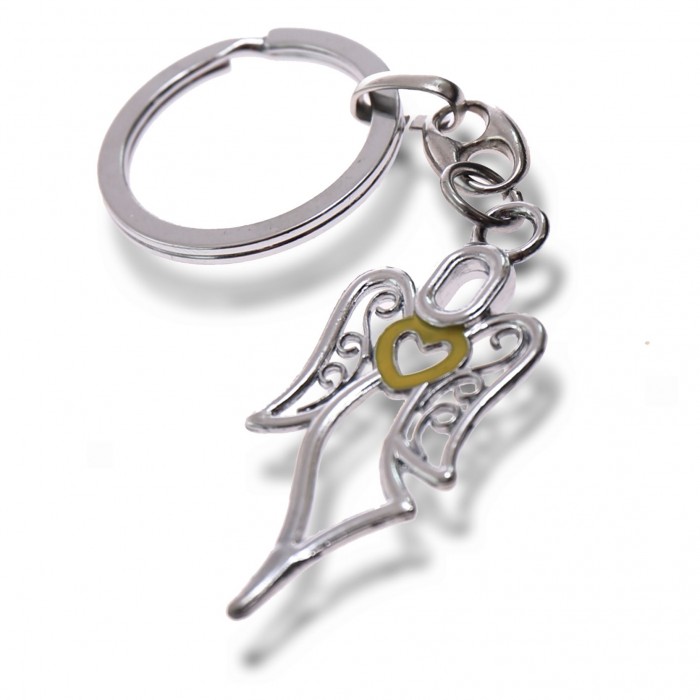 Bomboniera Angioletto con Cuore Prima Comunione Battesimo Nascita Sacro