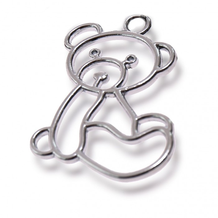 Bomboniera Nascita Ciondolo Orsetto Bimbo Bimba Battesimo novità