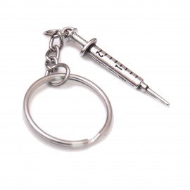 Bomboniera Laurea Siringa Piccola Infermiere Gadget Portachiavi Nappina