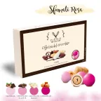 CONFETTI Sfumati Rosa per Bimba con Nocciola Mix 4 Gusti Officina del Cioccolato